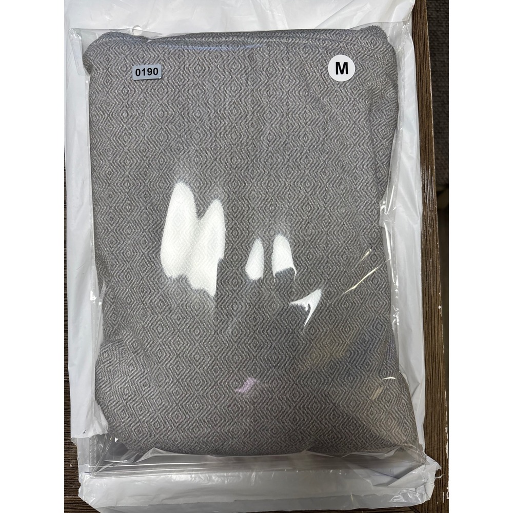 The North Face Womens Grey Diamond Geometric Knit Button Fleece Pullover Medium - Picture 7 of 7